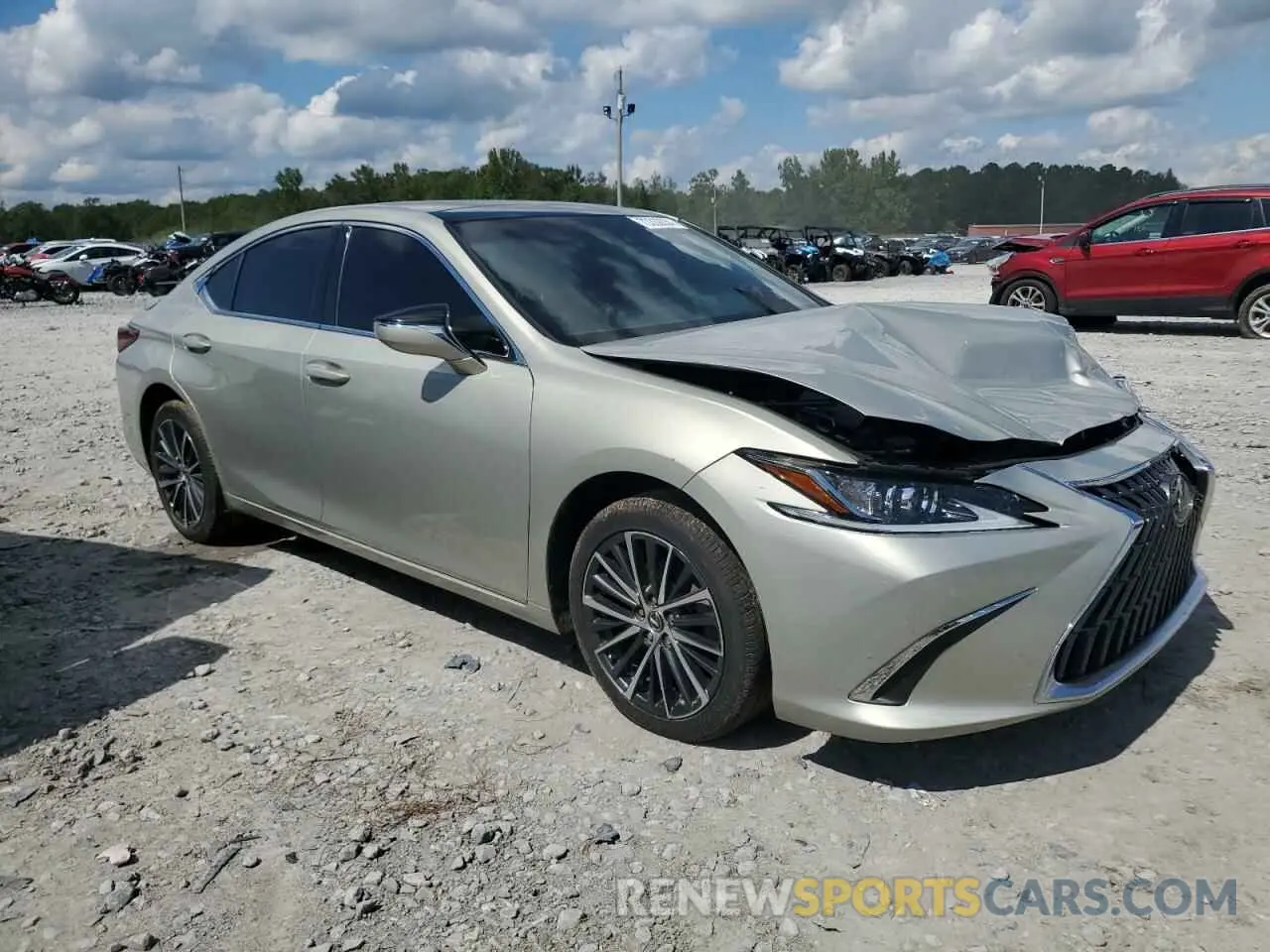 4 Photograph of a damaged car 58ADZ1B11PU143310 LEXUS ES350 2023