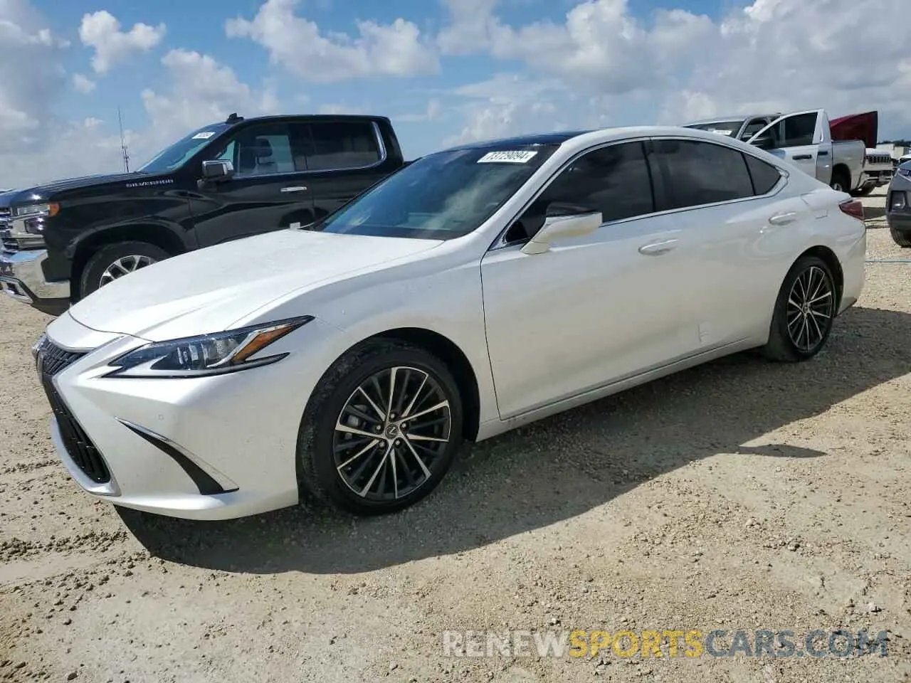 1 Photograph of a damaged car 58ADZ1B12PU153697 LEXUS ES350 2023