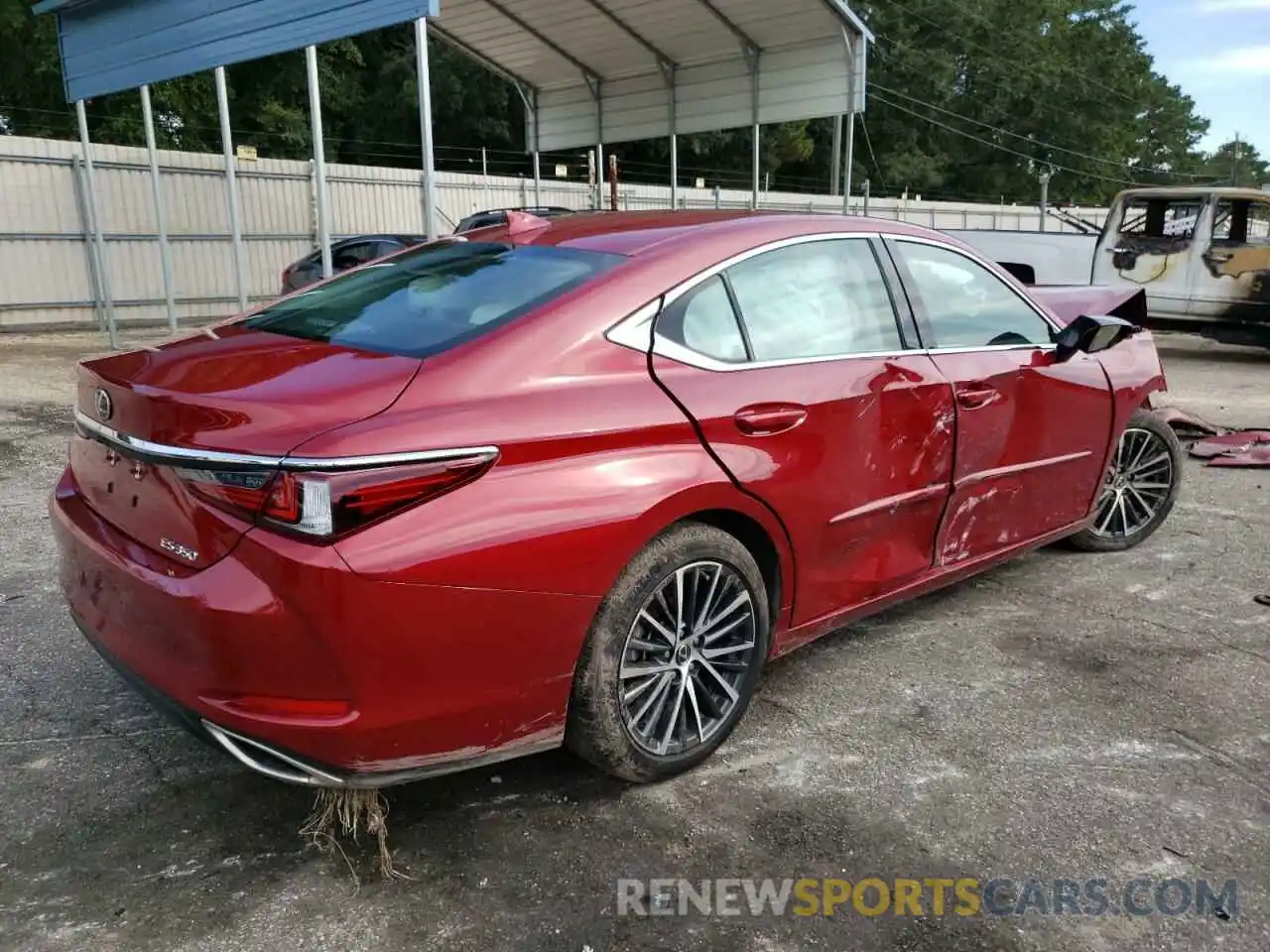 3 Photograph of a damaged car 58ADZ1B12PU159211 LEXUS ES350 2023