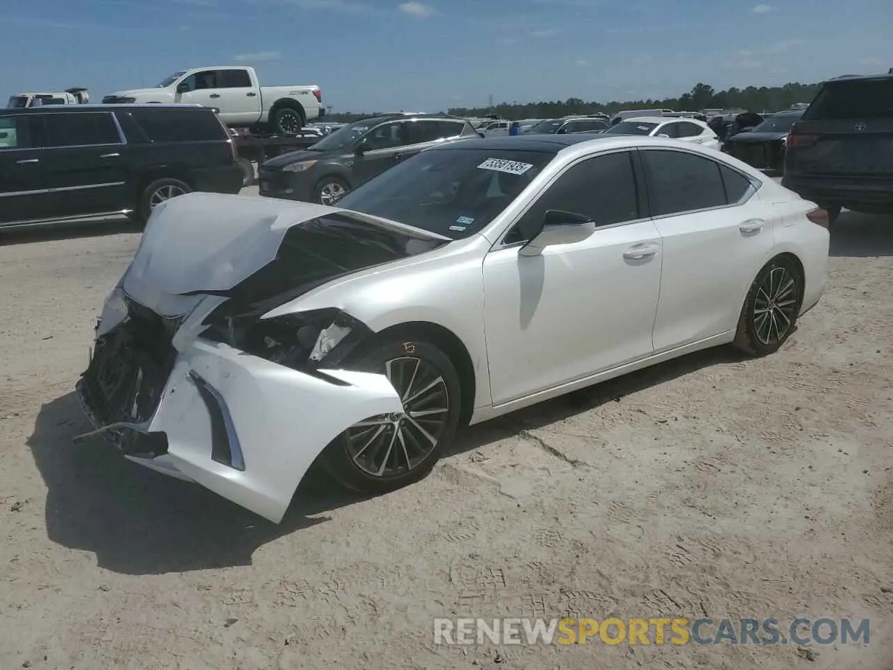 1 Photograph of a damaged car 58ADZ1B14PU143317 LEXUS ES350 2023