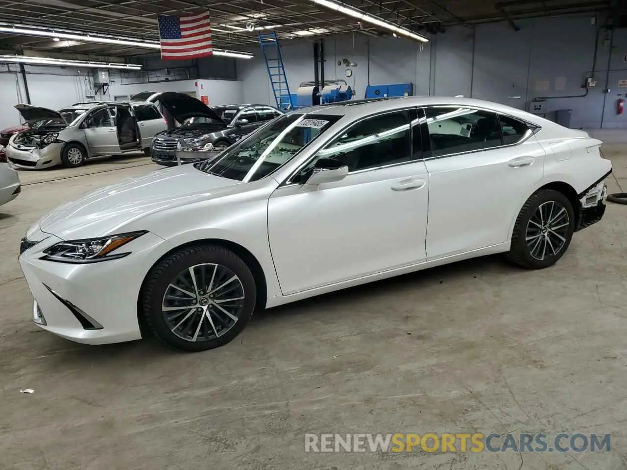 1 Photograph of a damaged car 58ADZ1B14PU155063 LEXUS ES350 2023