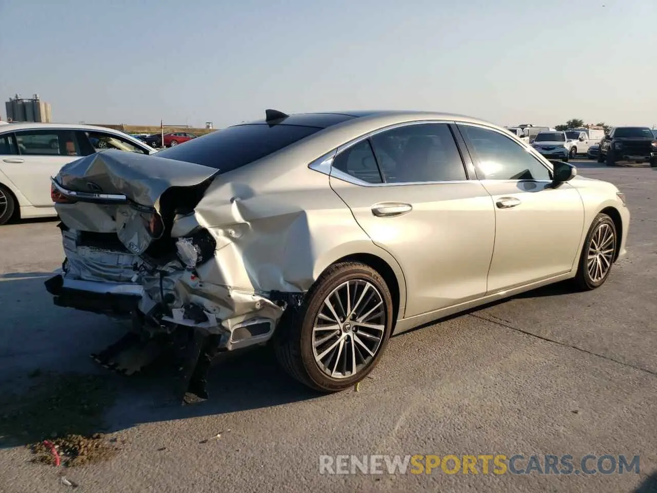 3 Photograph of a damaged car 58ADZ1B15PU156982 LEXUS ES350 2023