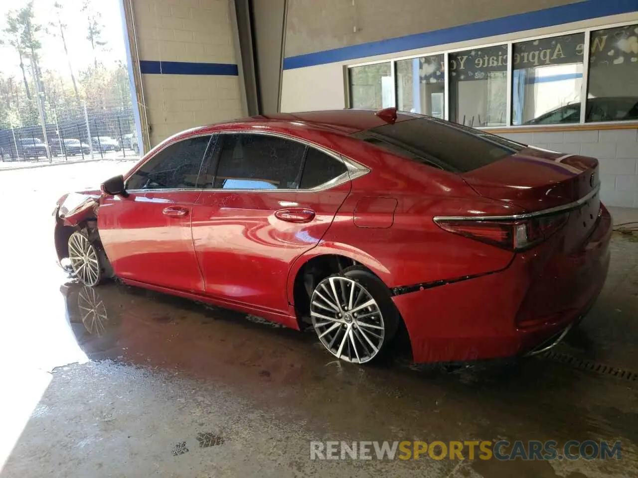2 Photograph of a damaged car 58ADZ1B18PU159438 LEXUS ES350 2023