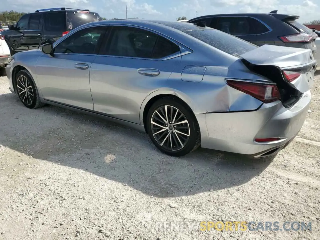 2 Photograph of a damaged car 58ADZ1B19PU145824 LEXUS ES350 2023