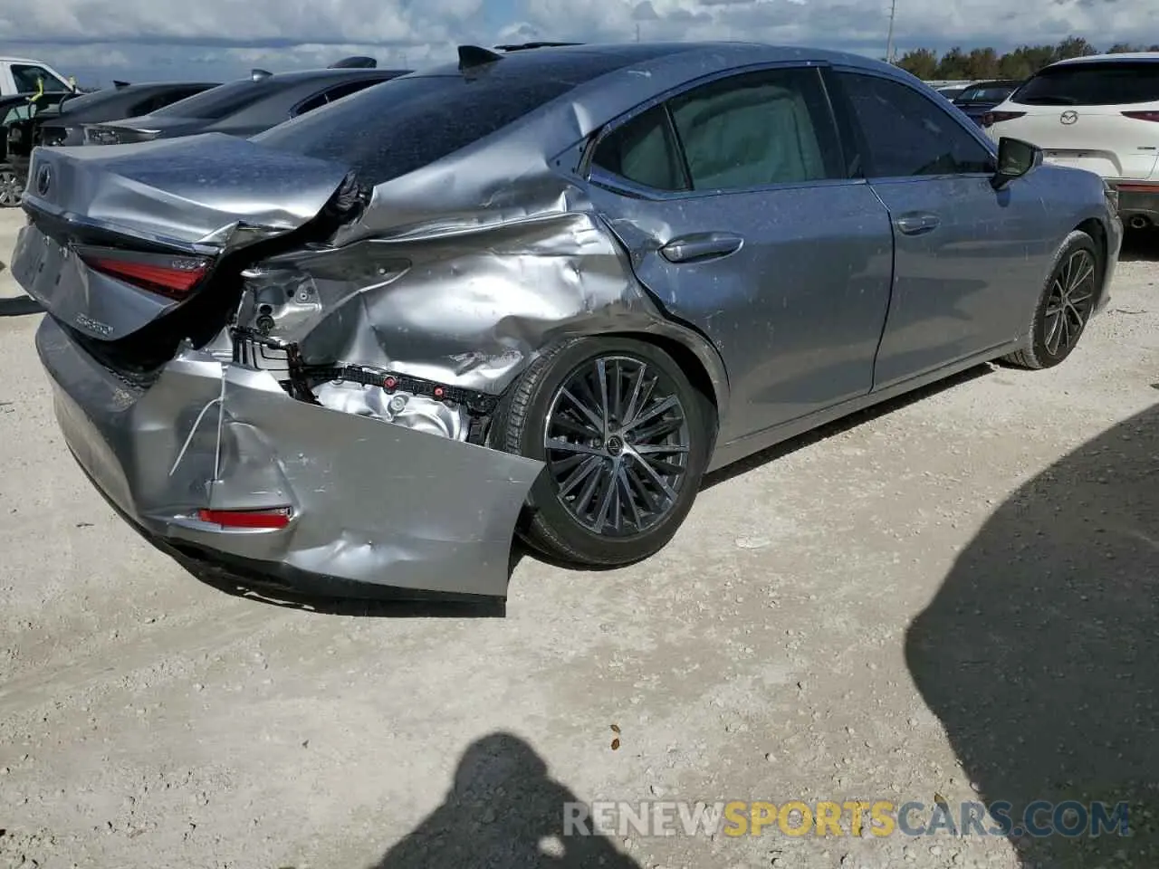 3 Photograph of a damaged car 58ADZ1B19PU145824 LEXUS ES350 2023