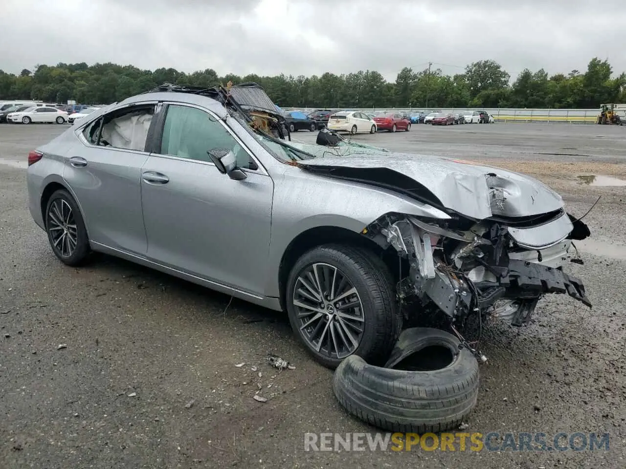 4 Photograph of a damaged car 58ADZ1B19PU158394 LEXUS ES350 2023
