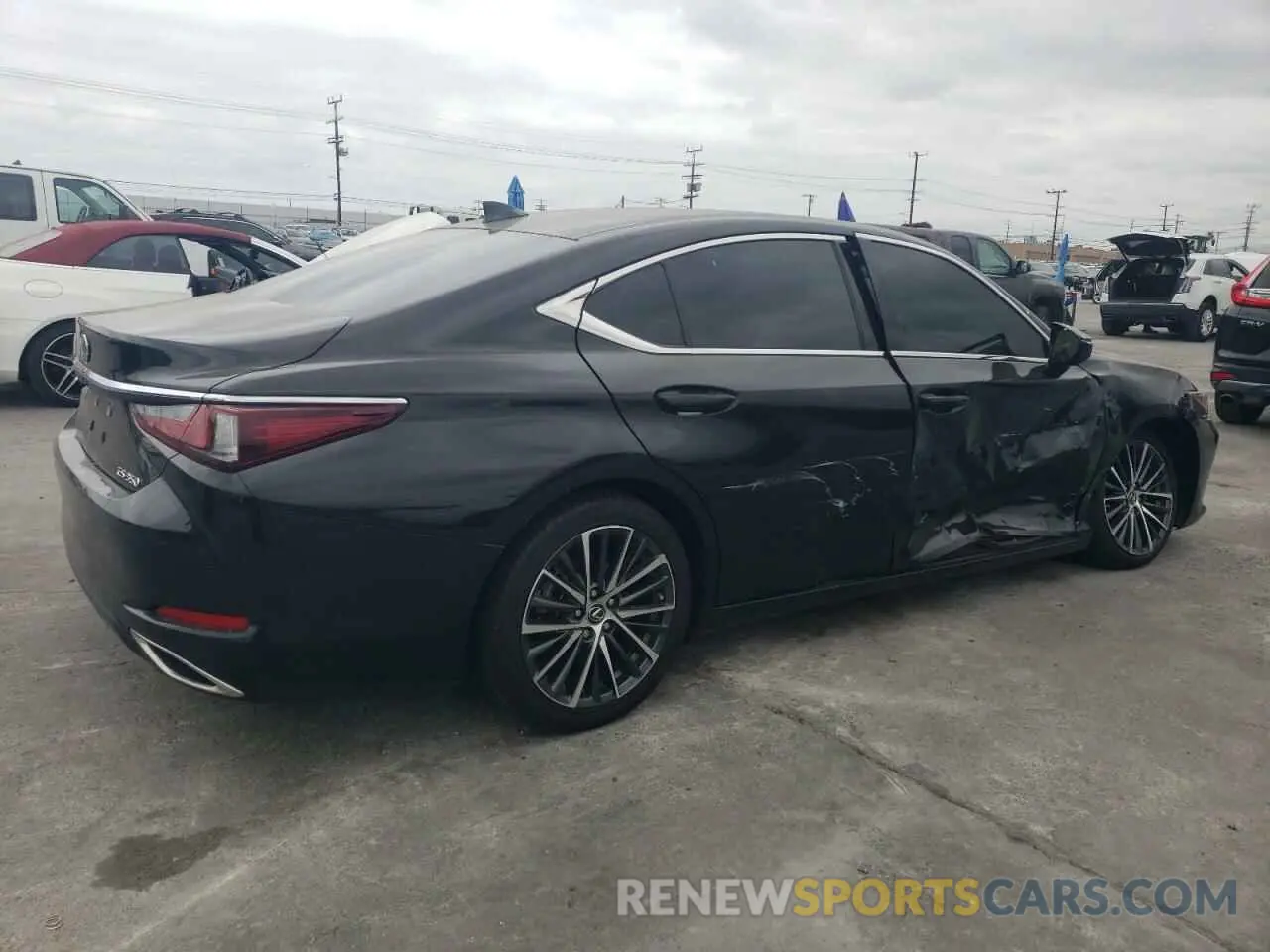 3 Photograph of a damaged car 58ADZ1B1XPU147601 LEXUS ES350 2023