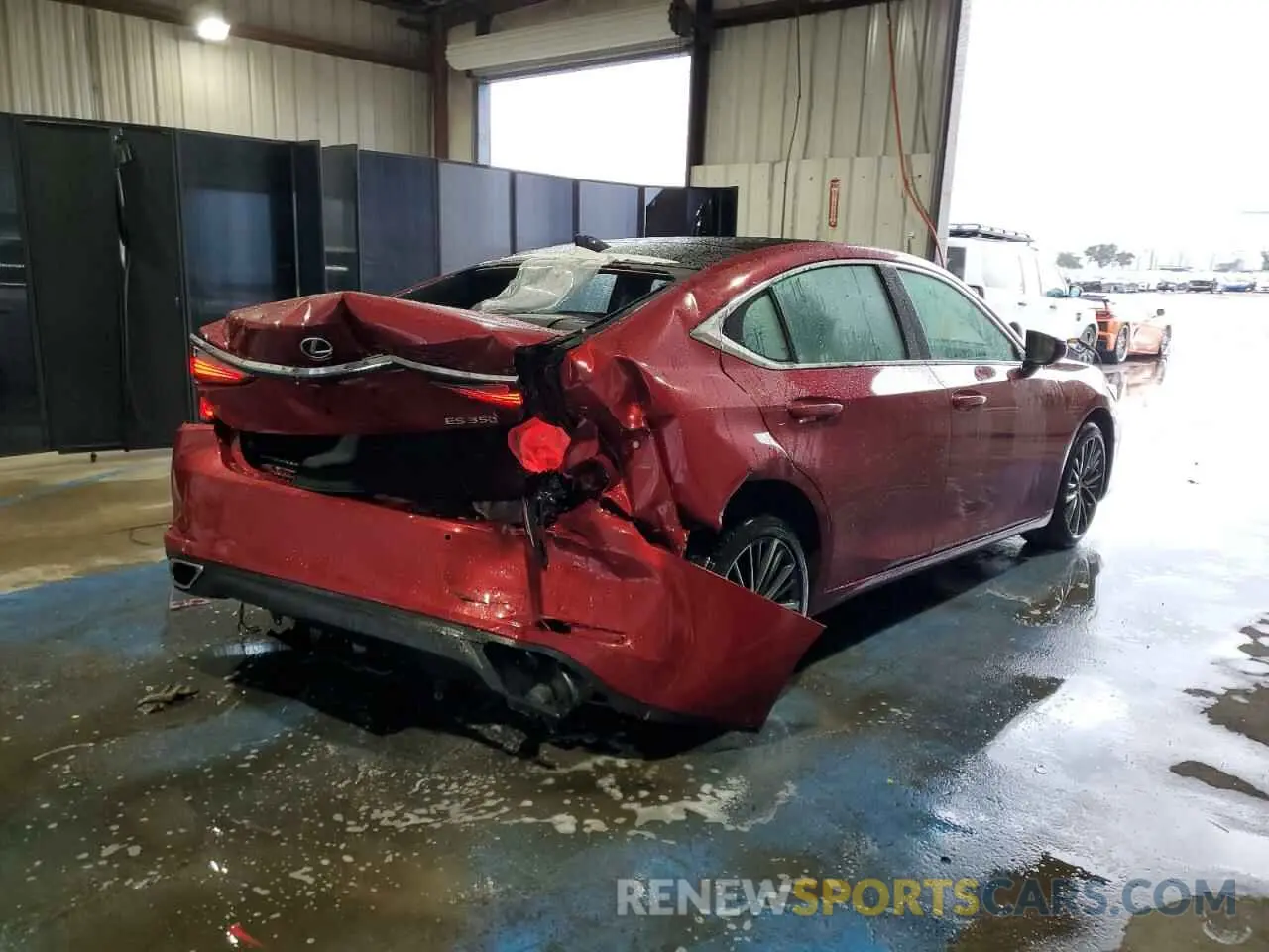 3 Photograph of a damaged car 58ADZ1B1XPU152667 LEXUS ES350 2023