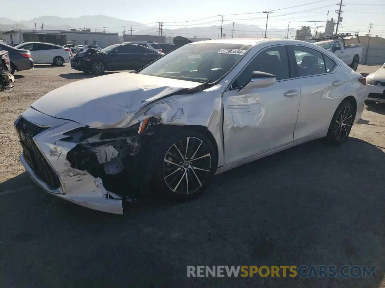 1 Photograph of a damaged car 58ADZ1B1XPU154080 LEXUS ES350 2023