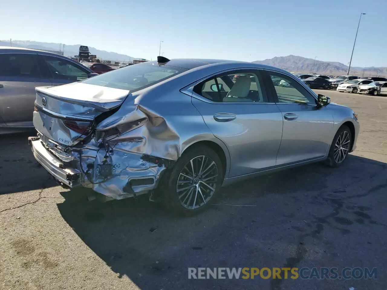 3 Photograph of a damaged car 58AEZ1B13PU153938 LEXUS ES350 2023