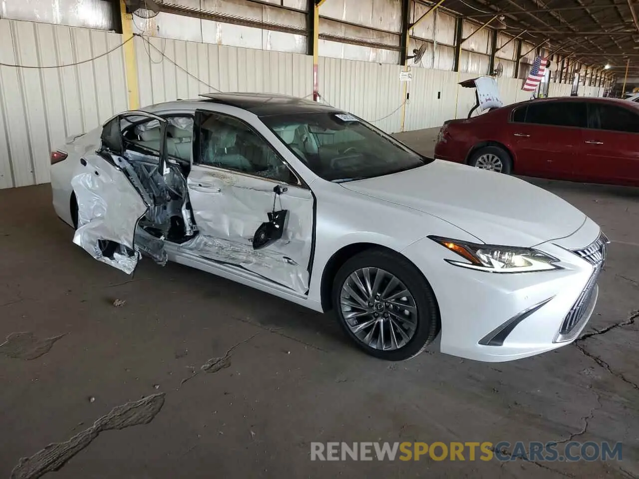 4 Photograph of a damaged car 58AEZ1B15PU149163 LEXUS ES350 2023