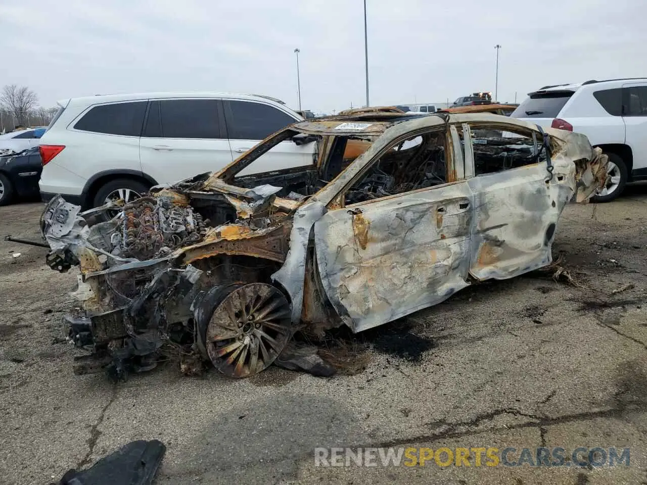 1 Photograph of a damaged car 58AFZ1B11PU154932 LEXUS ES350 2023