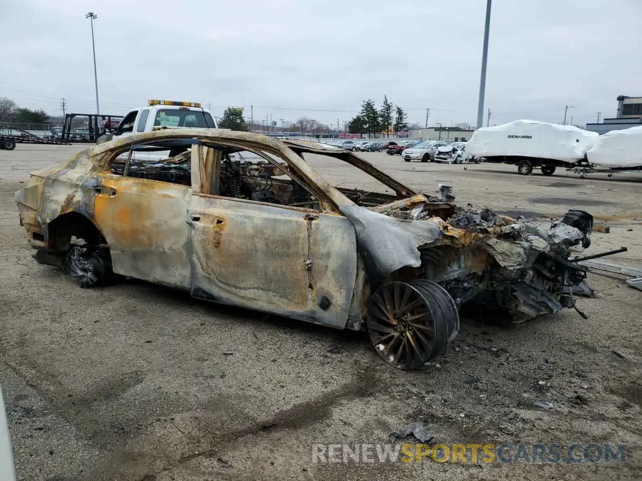 4 Photograph of a damaged car 58AFZ1B11PU154932 LEXUS ES350 2023