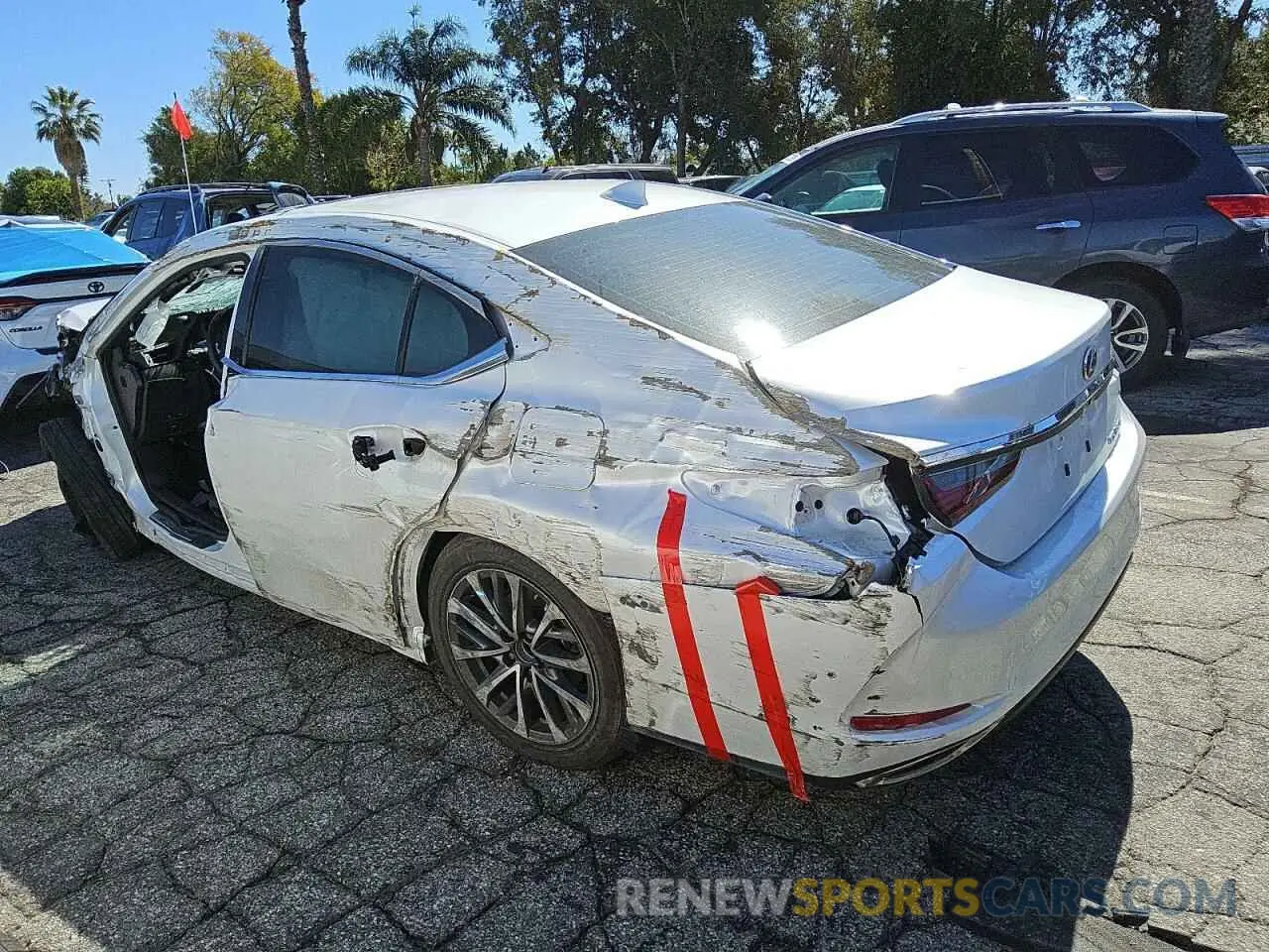 2 Photograph of a damaged car 58ACZ1B10RU183943 LEXUS ES350 2024