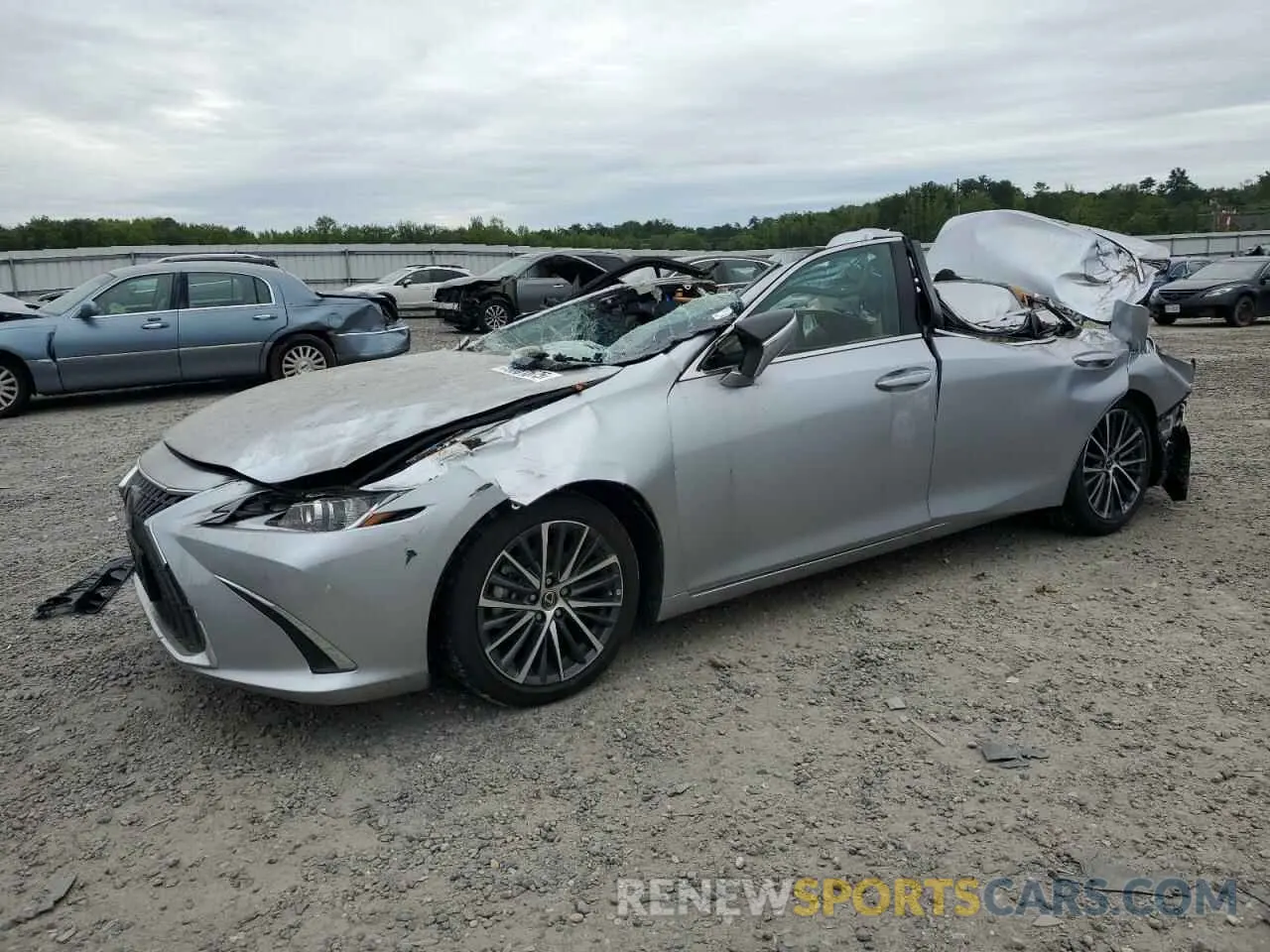 1 Photograph of a damaged car 58ADZ1B11RU165164 LEXUS ES350 2024