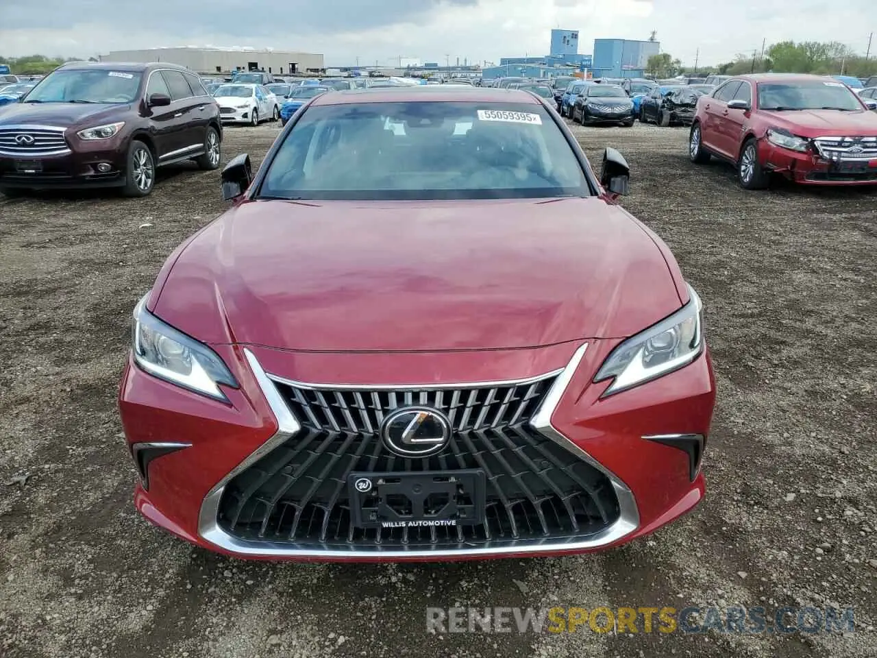 5 Photograph of a damaged car 58ADZ1B12RU175072 LEXUS ES350 2024