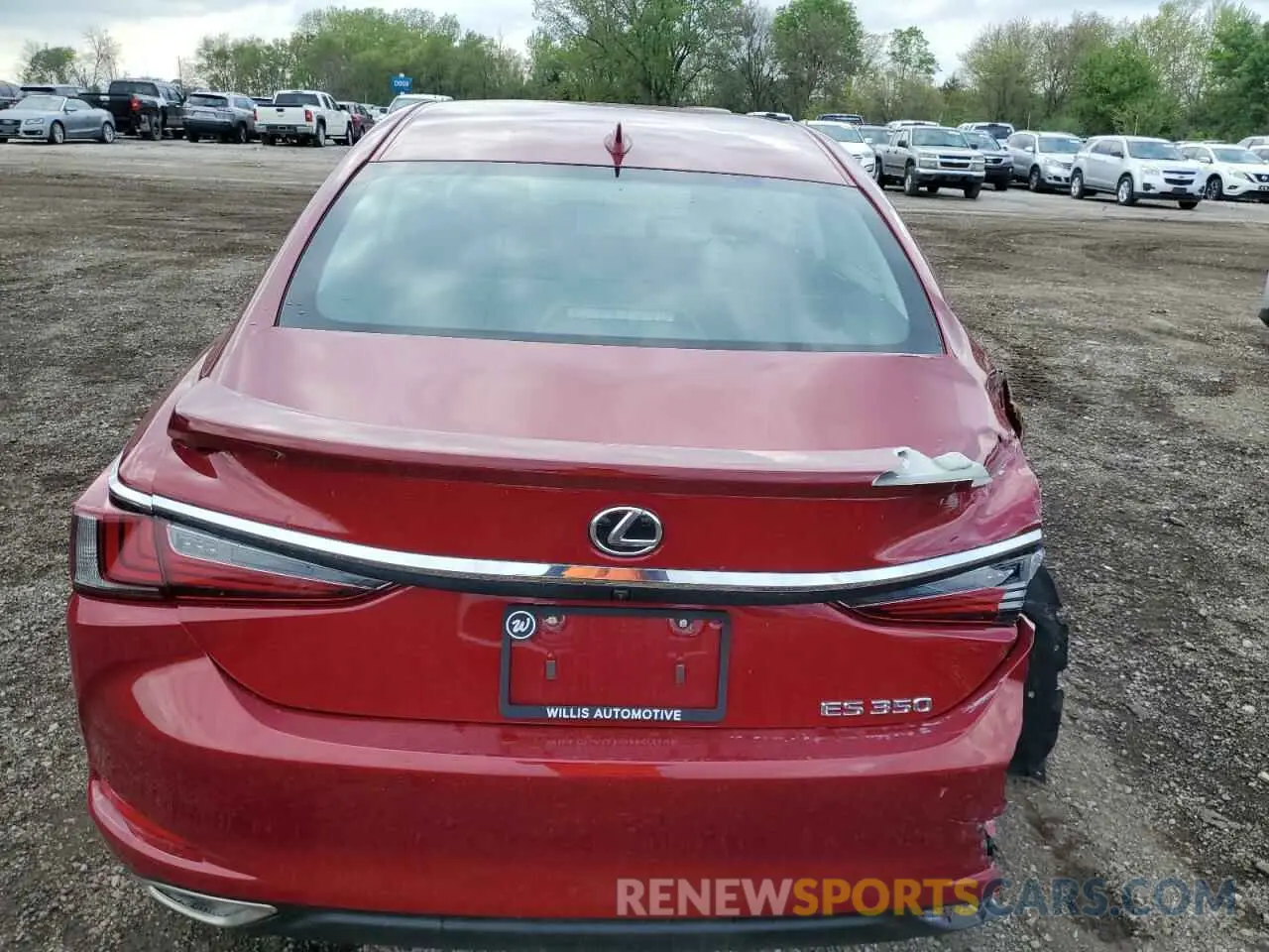 6 Photograph of a damaged car 58ADZ1B12RU175072 LEXUS ES350 2024