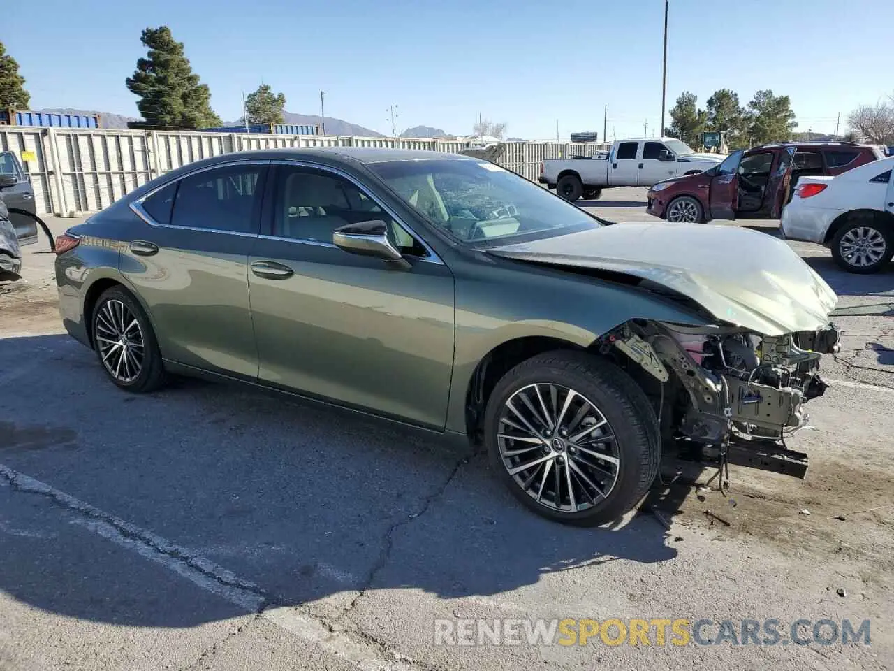 4 Photograph of a damaged car 58ADZ1B15RU172506 LEXUS ES350 2024