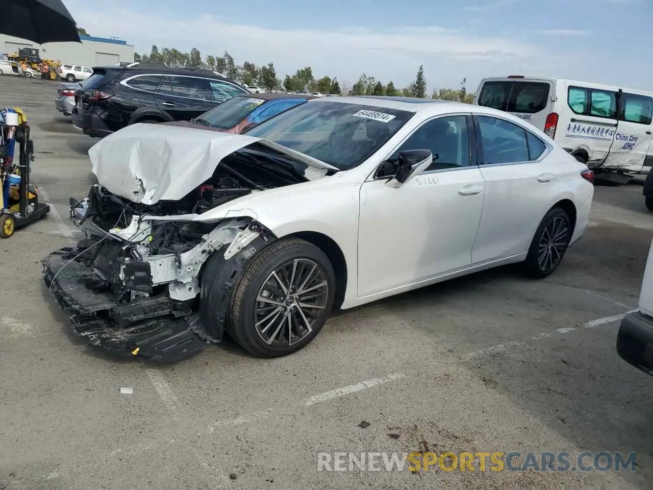 1 Photograph of a damaged car 58ADZ1B15RU173218 LEXUS ES350 2024