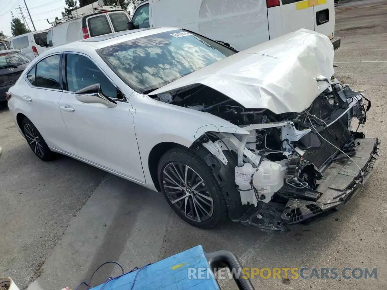 4 Photograph of a damaged car 58ADZ1B15RU173218 LEXUS ES350 2024