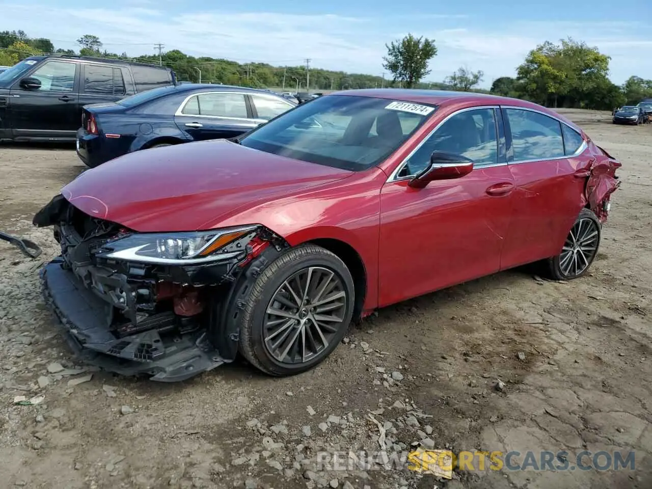 1 Photograph of a damaged car 58ADZ1B16RU172806 LEXUS ES350 2024
