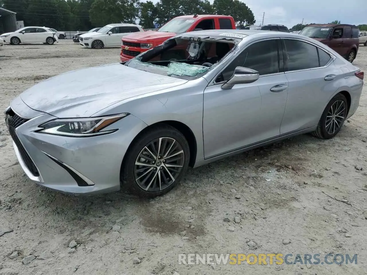 1 Photograph of a damaged car 58ADZ1B17RU177285 LEXUS ES350 2024