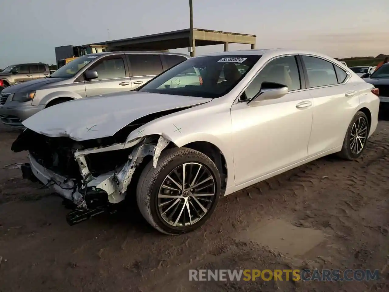 1 Photograph of a damaged car 58ADZ1B19RU169656 LEXUS ES350 2024