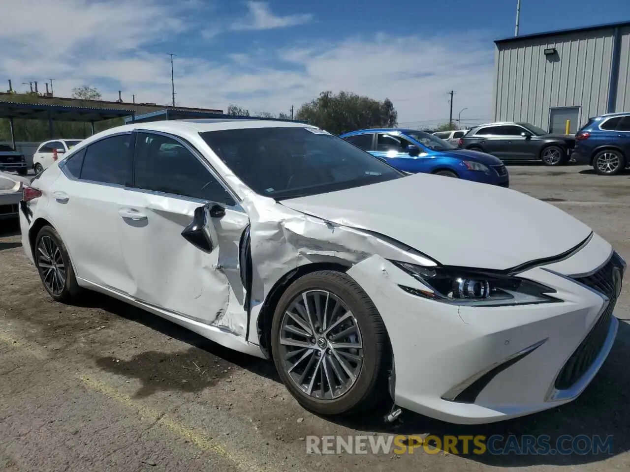 4 Photograph of a damaged car 58ADZ1B1XRU183940 LEXUS ES350 2024