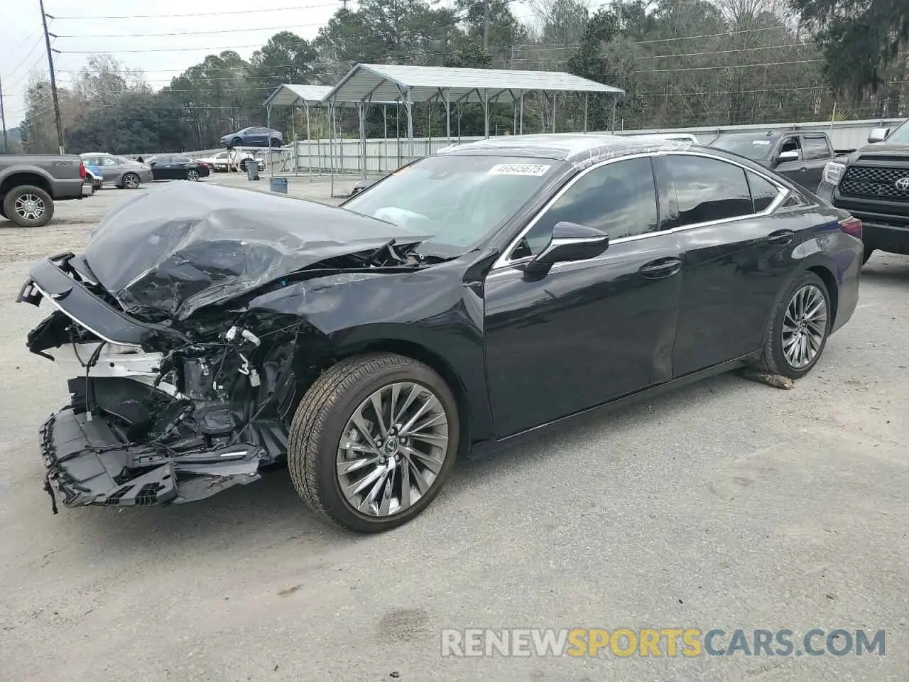 1 Photograph of a damaged car 58AEZ1B11SU185778 LEXUS ES350 2025