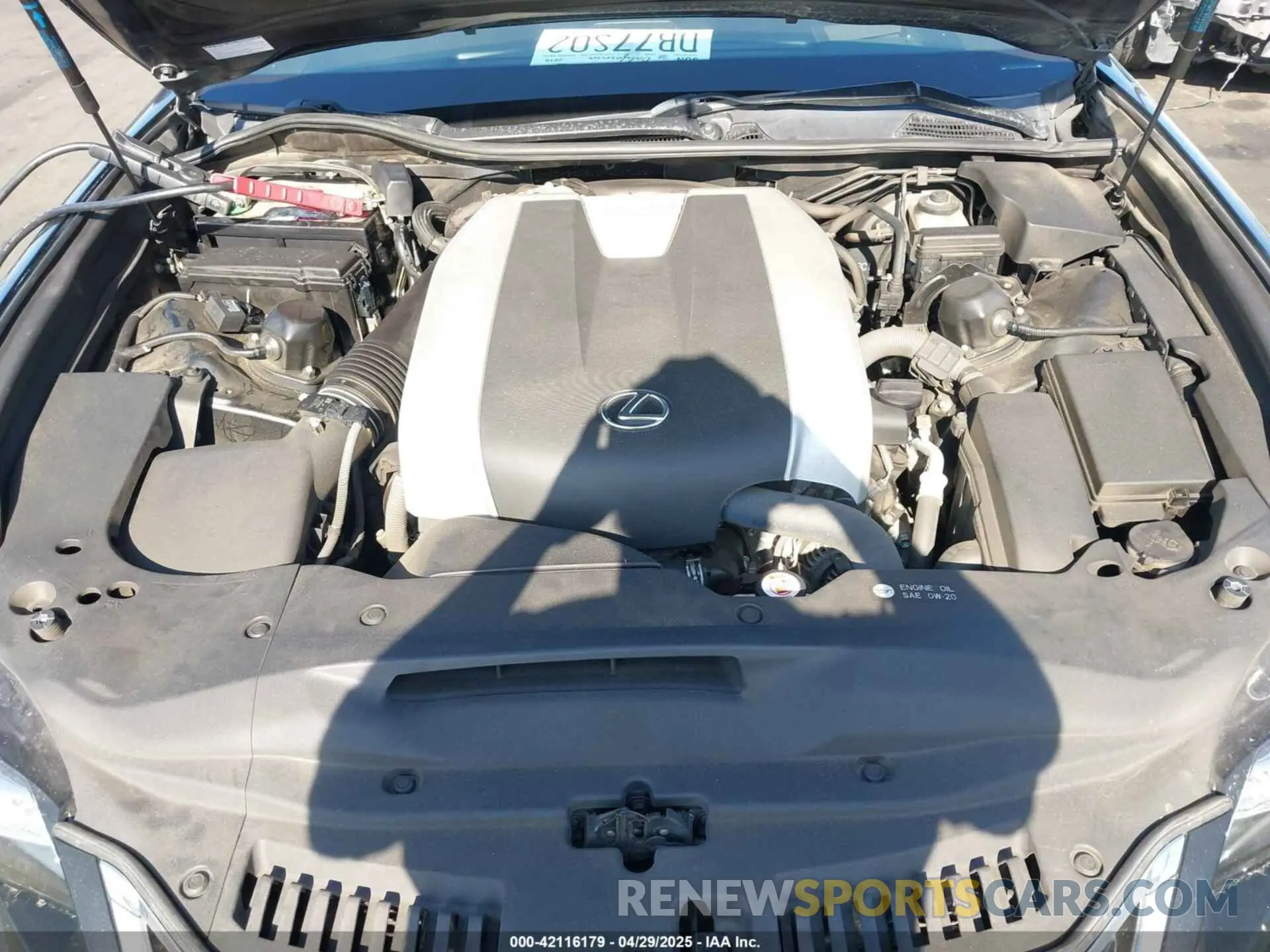 10 Photograph of a damaged car JTHBZ1BL0KA017002 LEXUS GS 350 2019