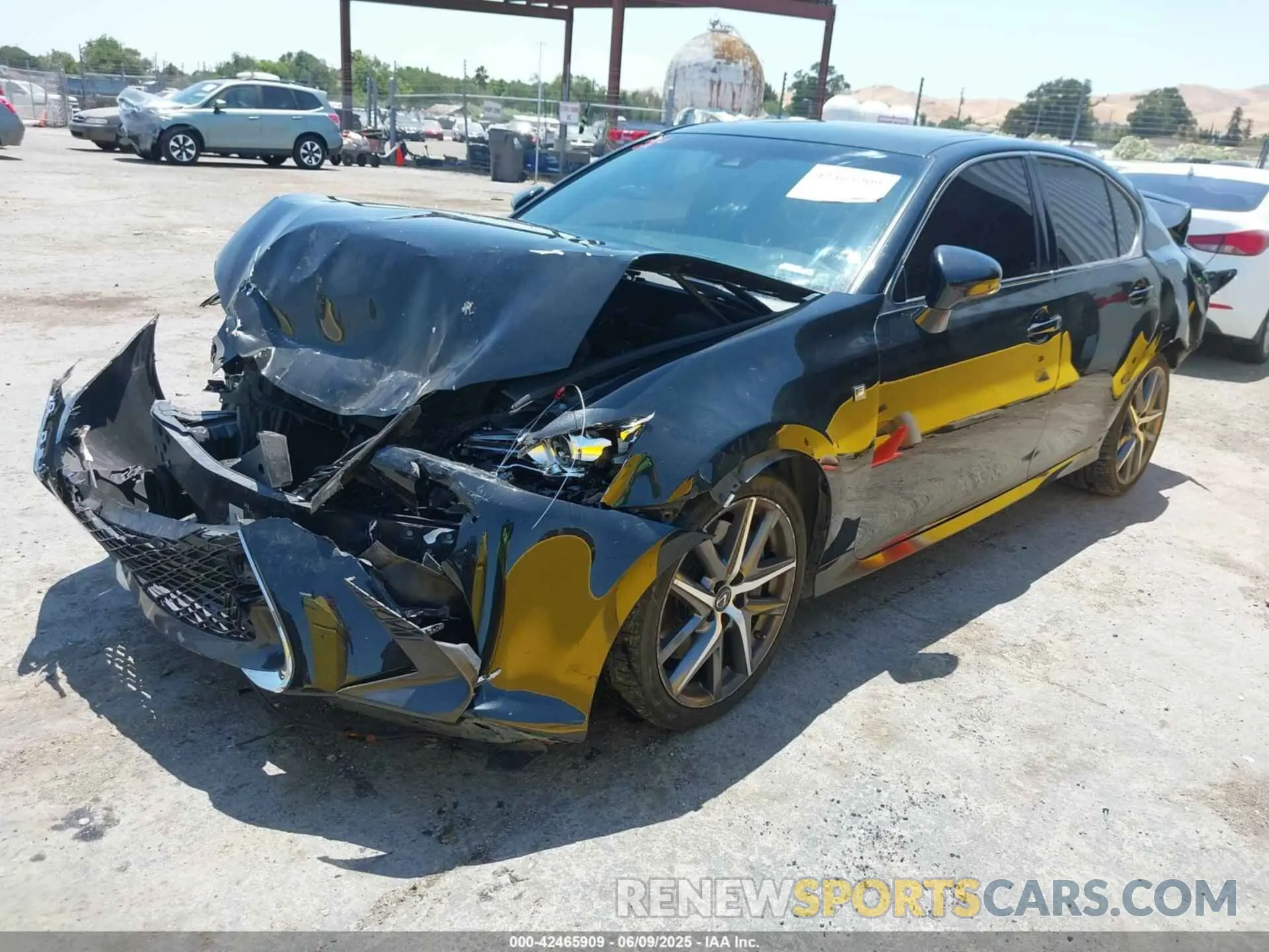2 Photograph of a damaged car JTHBZ1BL0KA018408 LEXUS GS 350 2019