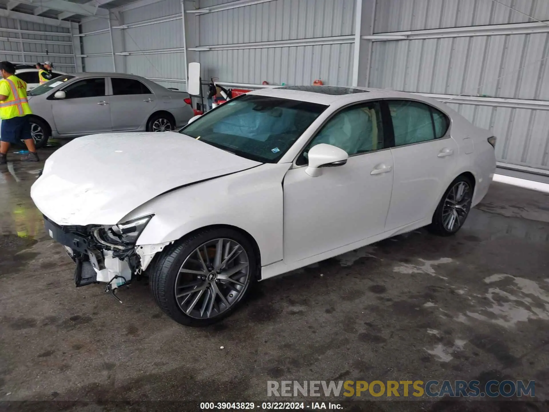 2 Photograph of a damaged car JTHBZ1BL4KA018010 LEXUS GS 350 2019