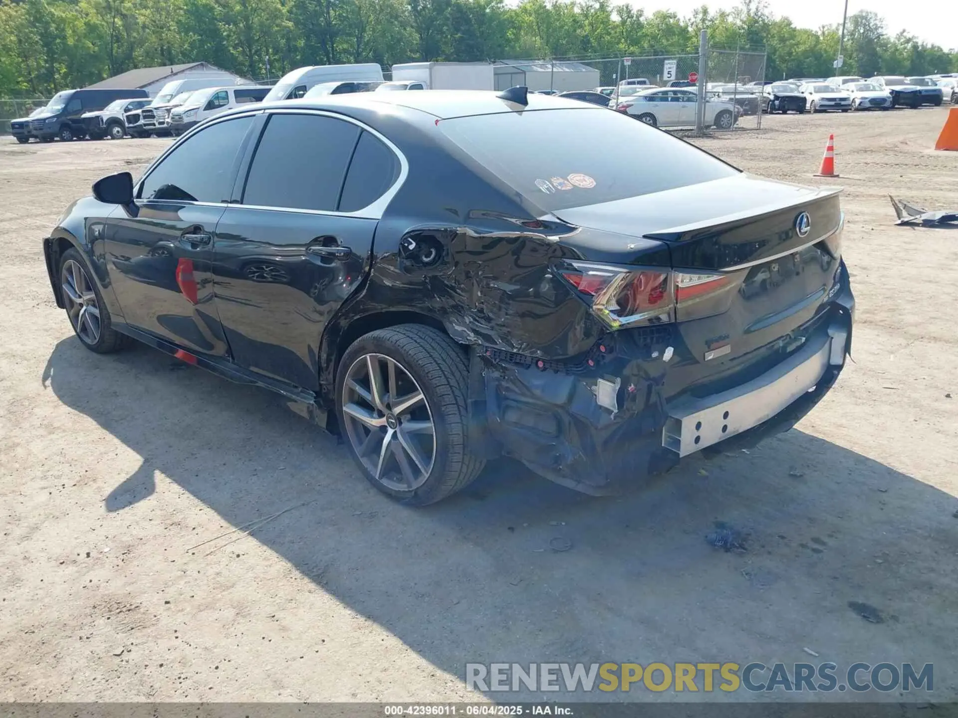 3 Photograph of a damaged car JTHCZ1BL3KA011179 LEXUS GS 350 2019