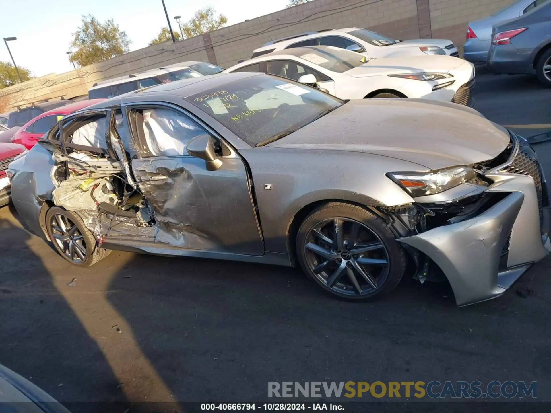 13 Photograph of a damaged car JTHEZ1BL0LA019296 LEXUS GS 350 2020