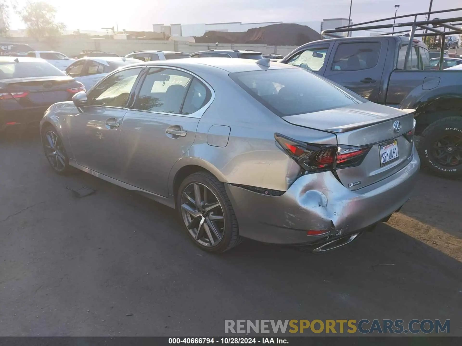 3 Photograph of a damaged car JTHEZ1BL0LA019296 LEXUS GS 350 2020