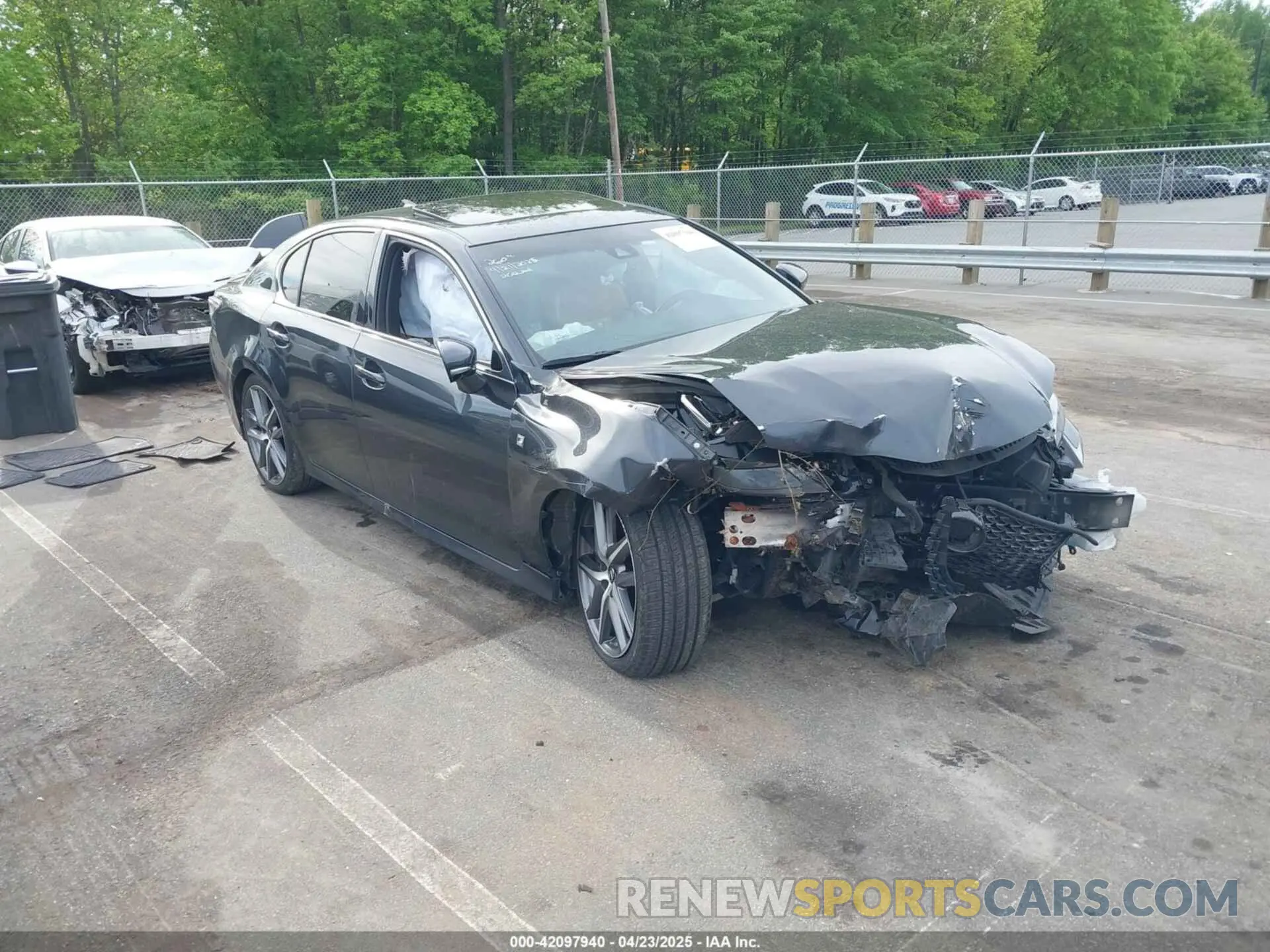 1 Photograph of a damaged car JTHEZ1CL8LA012496 LEXUS GS 350 2020