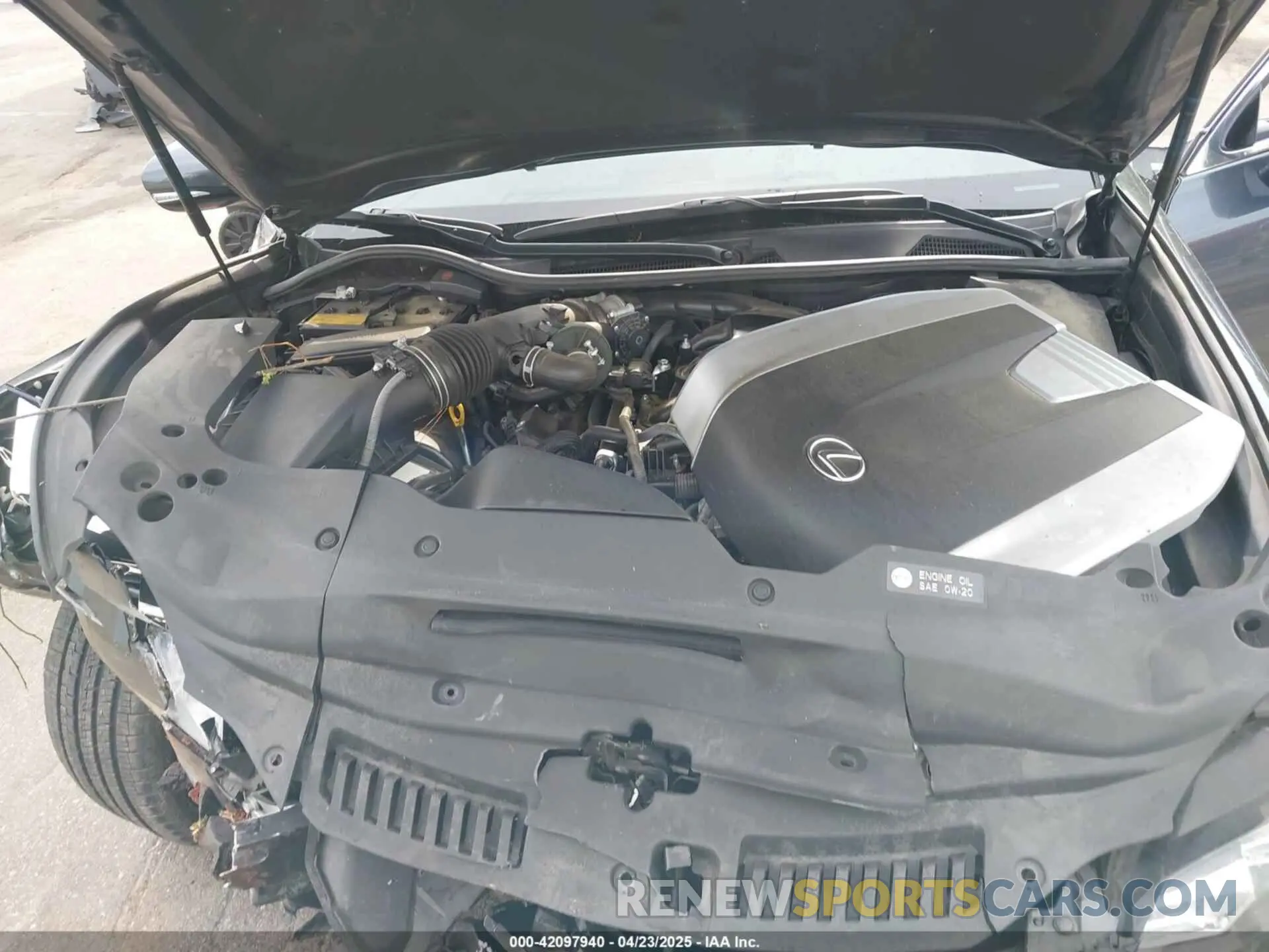 10 Photograph of a damaged car JTHEZ1CL8LA012496 LEXUS GS 350 2020