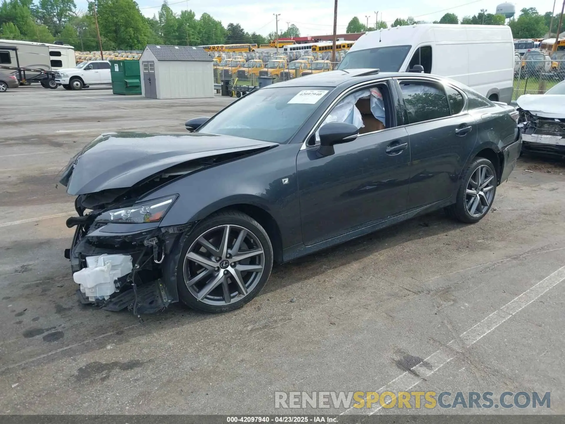 2 Photograph of a damaged car JTHEZ1CL8LA012496 LEXUS GS 350 2020
