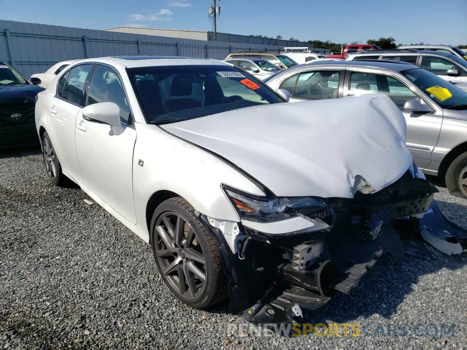 1 Photograph of a damaged car JTHEZ1BL1LA019761 LEXUS GS 350 F-S 2020