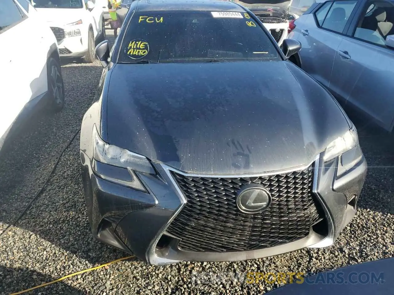 5 Photograph of a damaged car JTHEZ1BL4LA019284 LEXUS GS 350 F S 2020
