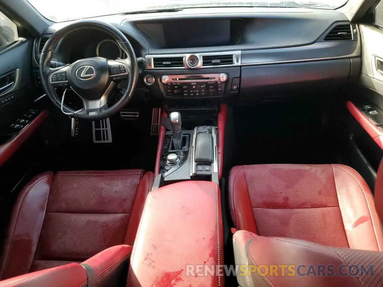 8 Photograph of a damaged car JTHEZ1BL4LA019284 LEXUS GS 350 F S 2020