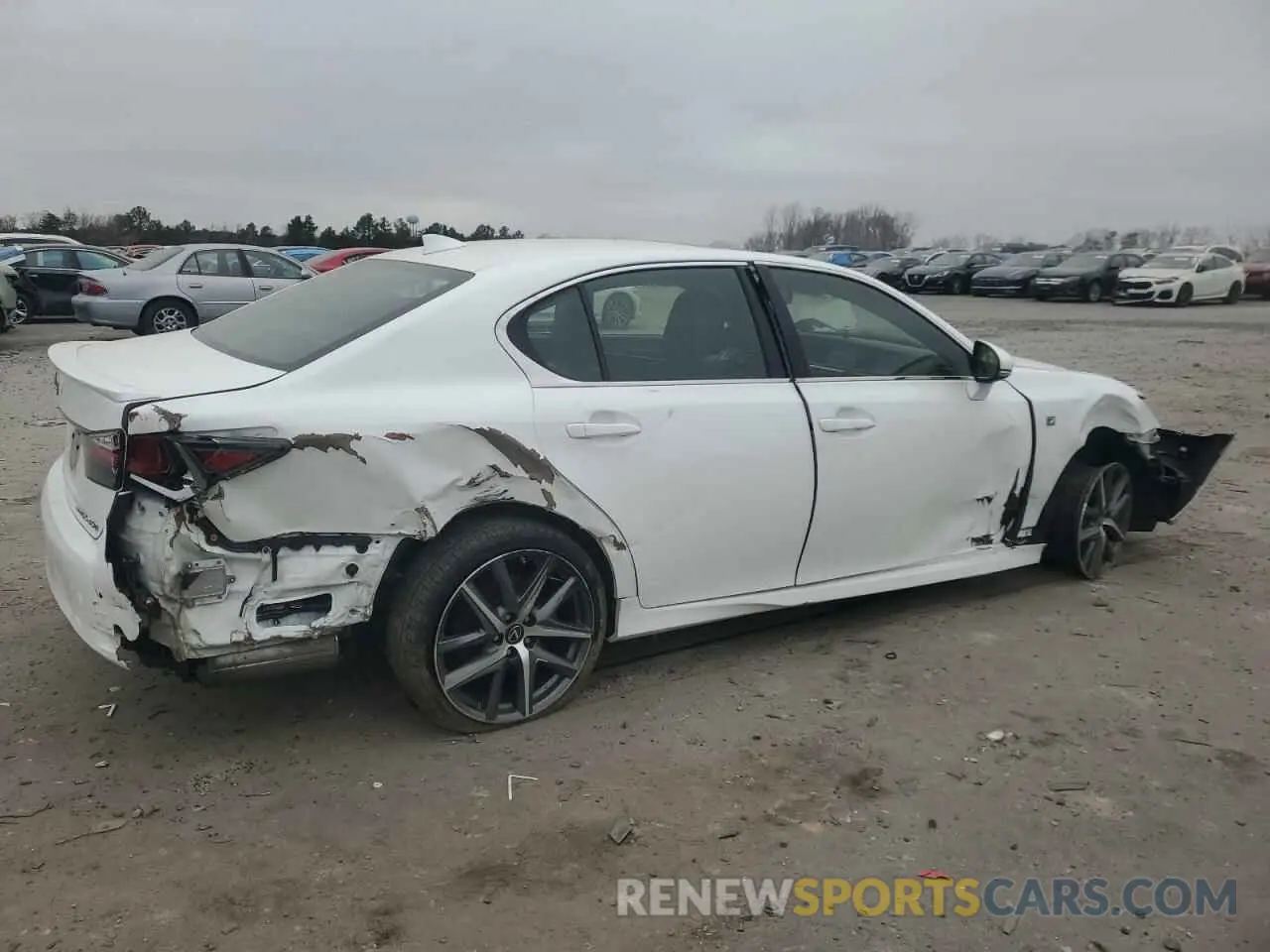 3 Photograph of a damaged car JTHEZ1CL0LA012976 LEXUS GS 350 F S 2020