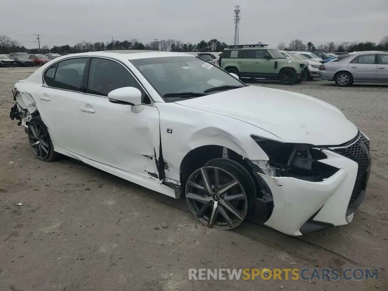 4 Photograph of a damaged car JTHEZ1CL0LA012976 LEXUS GS 350 F S 2020