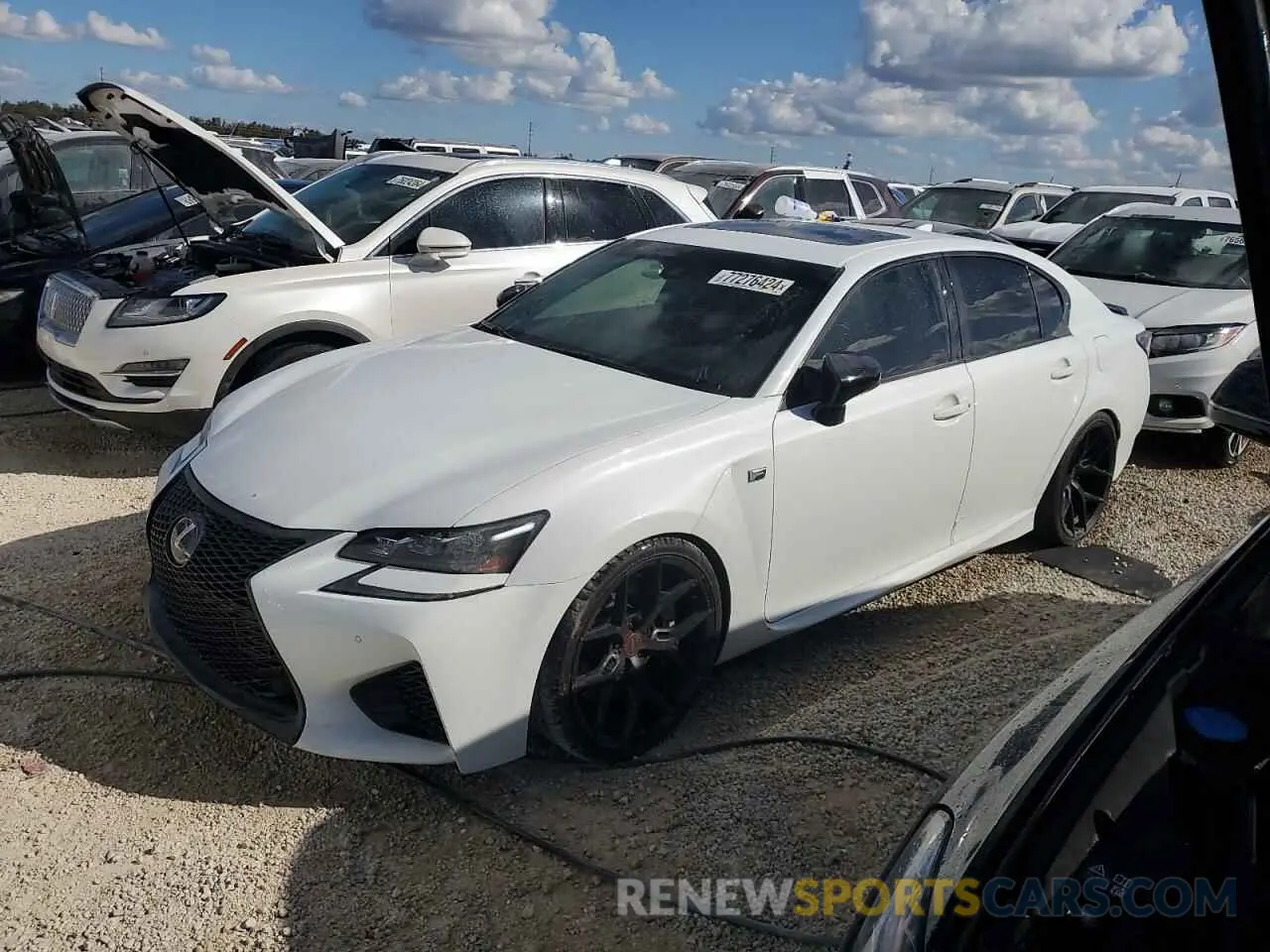 1 Photograph of a damaged car JTHBP1BL5LA003099 LEXUS GS-F 2020