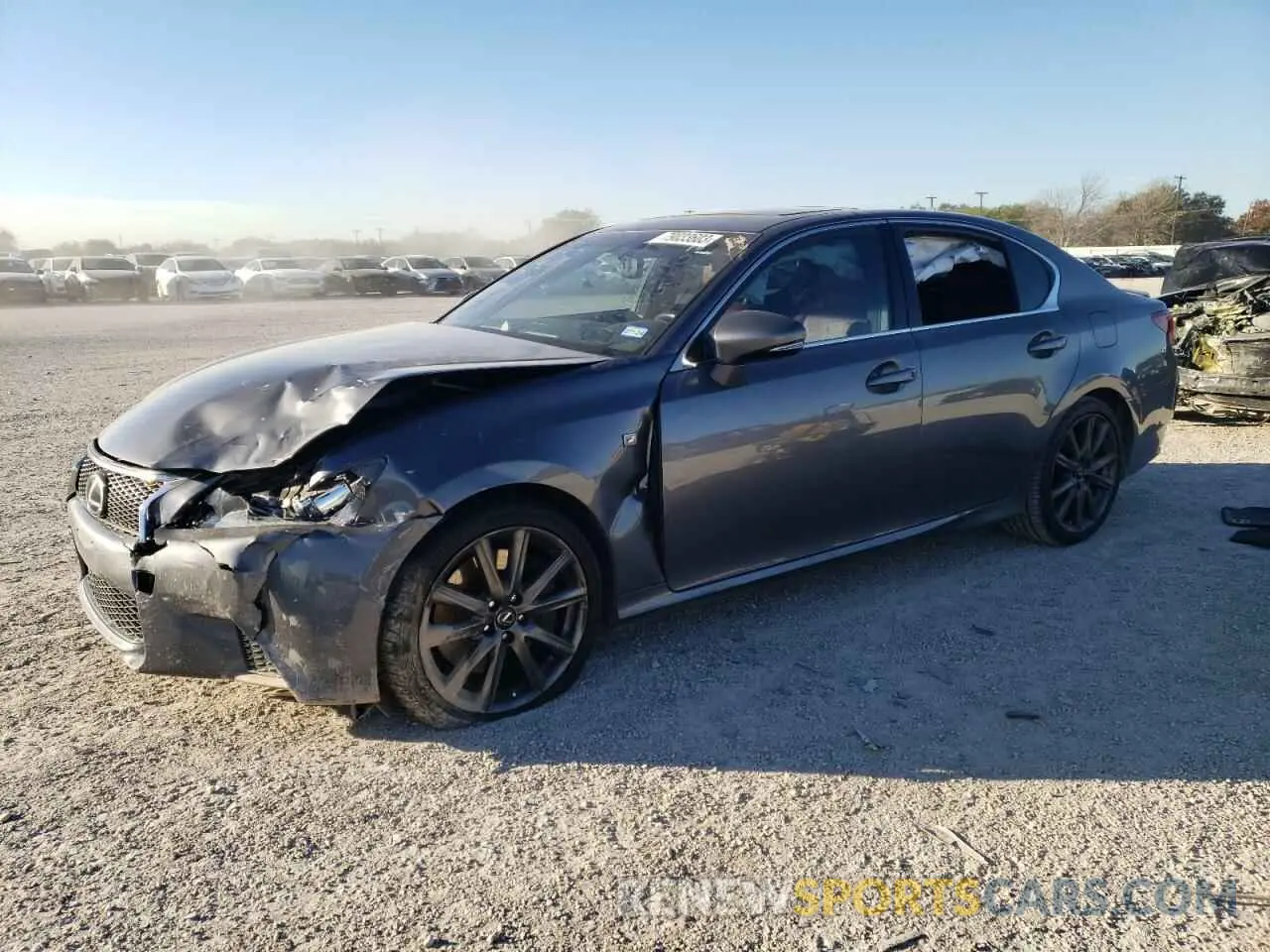 1 Photograph of a damaged car JTHBE1BL3FA013821 LEXUS GS350 2015
