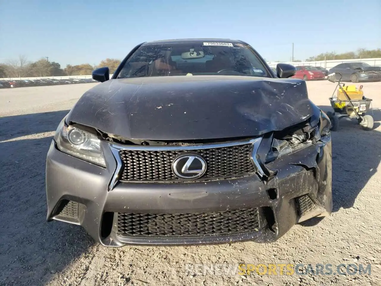 5 Photograph of a damaged car JTHBE1BL3FA013821 LEXUS GS350 2015
