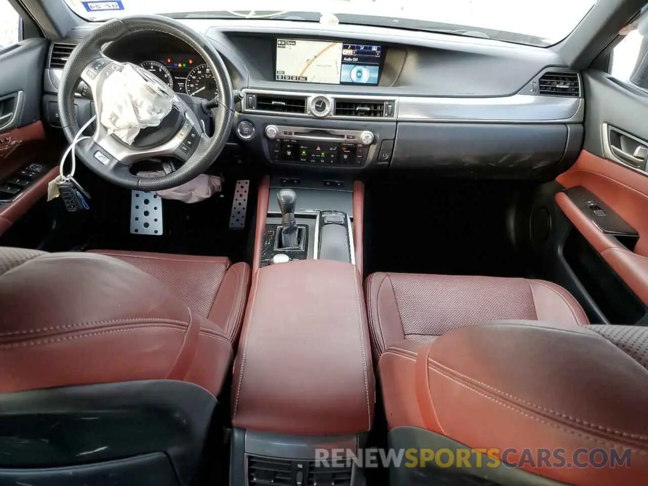 8 Photograph of a damaged car JTHBE1BL3FA013821 LEXUS GS350 2015