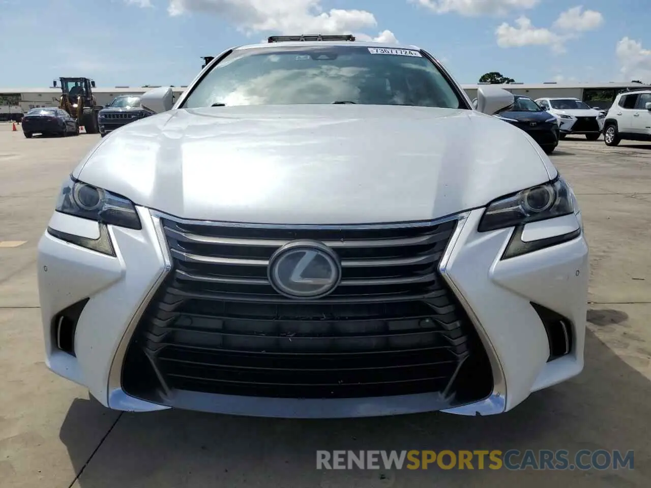5 Photograph of a damaged car JTHBZ1BLXGA002059 LEXUS GS350 2016