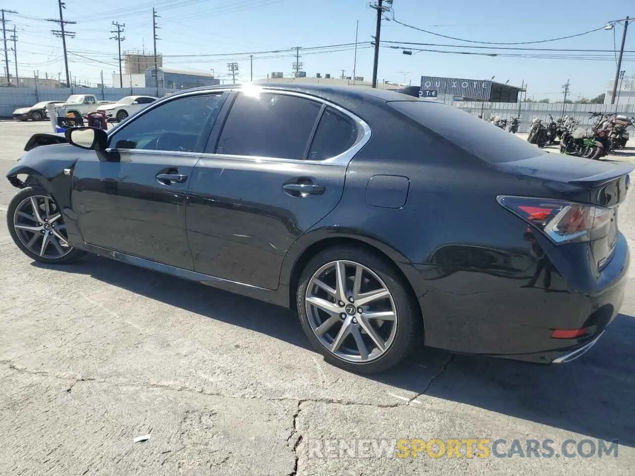 2 Photograph of a damaged car JTHBZ1BL1KA019163 LEXUS GS350 2019