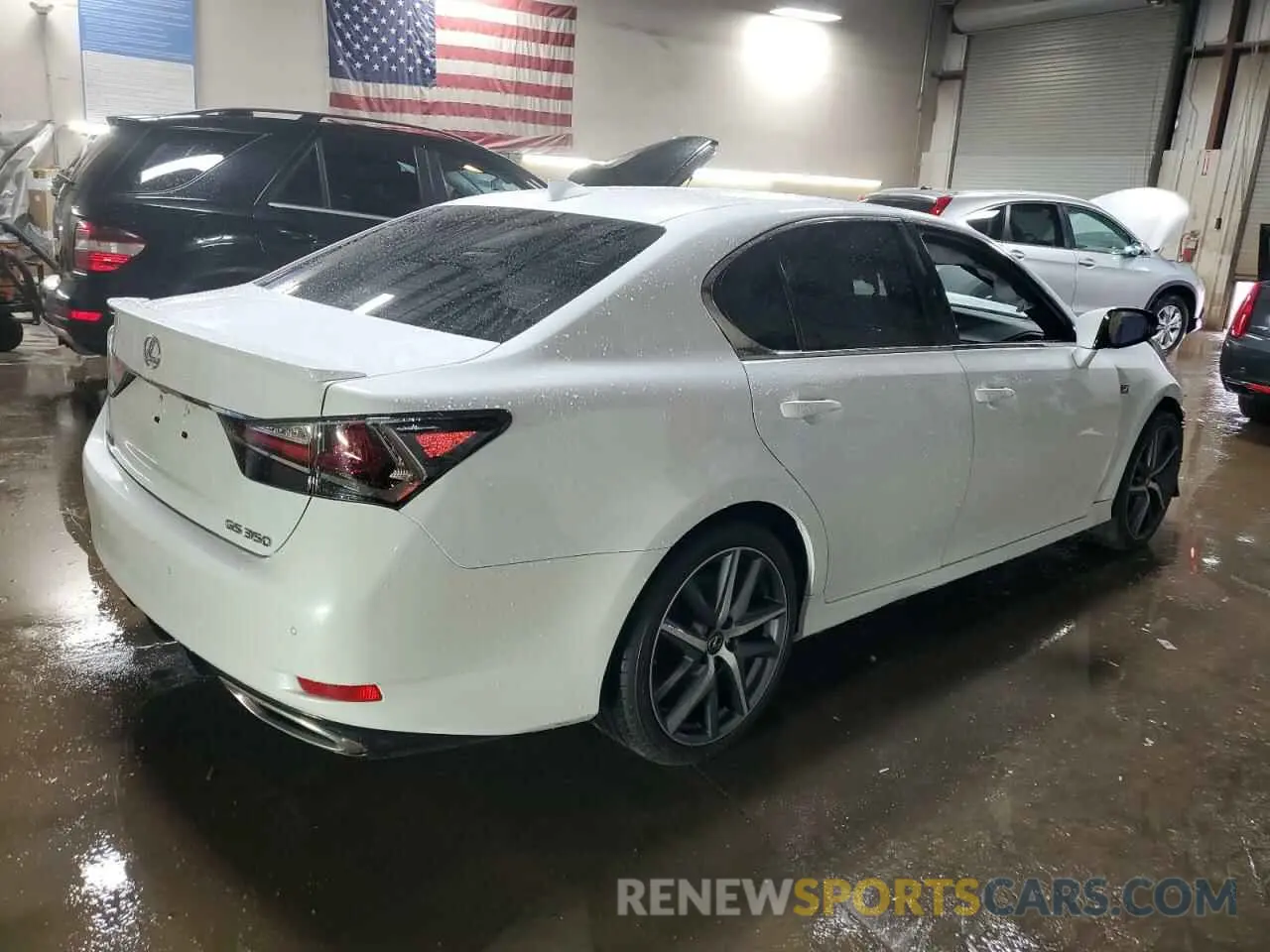 3 Photograph of a damaged car JTHBZ1BL6KA017053 LEXUS GS350 2019